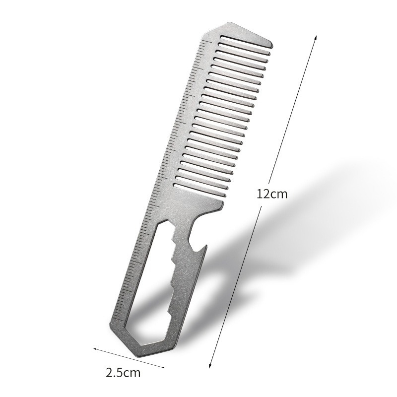 Comb Pocket Titanium - 새로운 티타늄 합금 다기능 빗 일체형