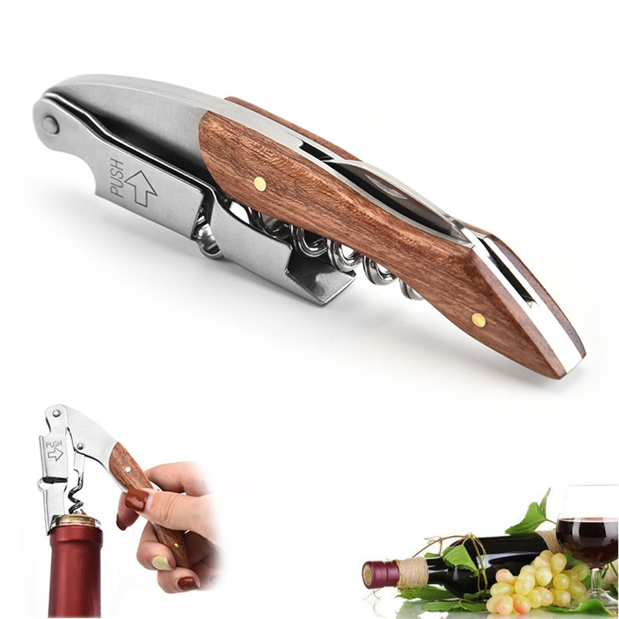 Bottle Opener Keyring - 바 레스토랑 웨이터용 와인 오프너, 견고한
