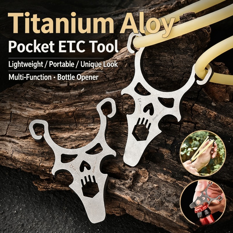 Titanium Pry Bar - TC4 티타늄 합금 미니 멀티툴 EDC