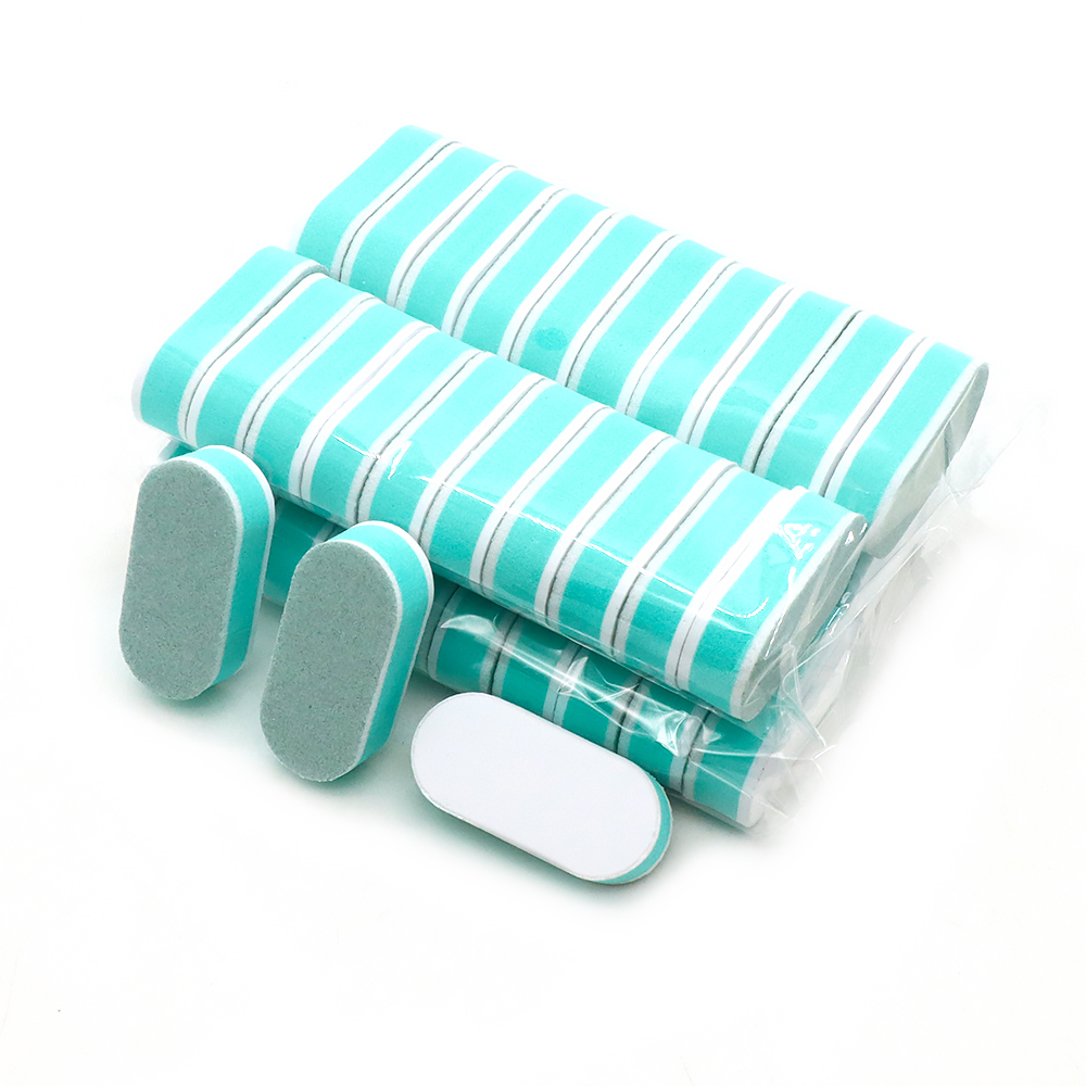 Nail File Titanium - 10/60/120개 미니 네일 버퍼 파일 블록