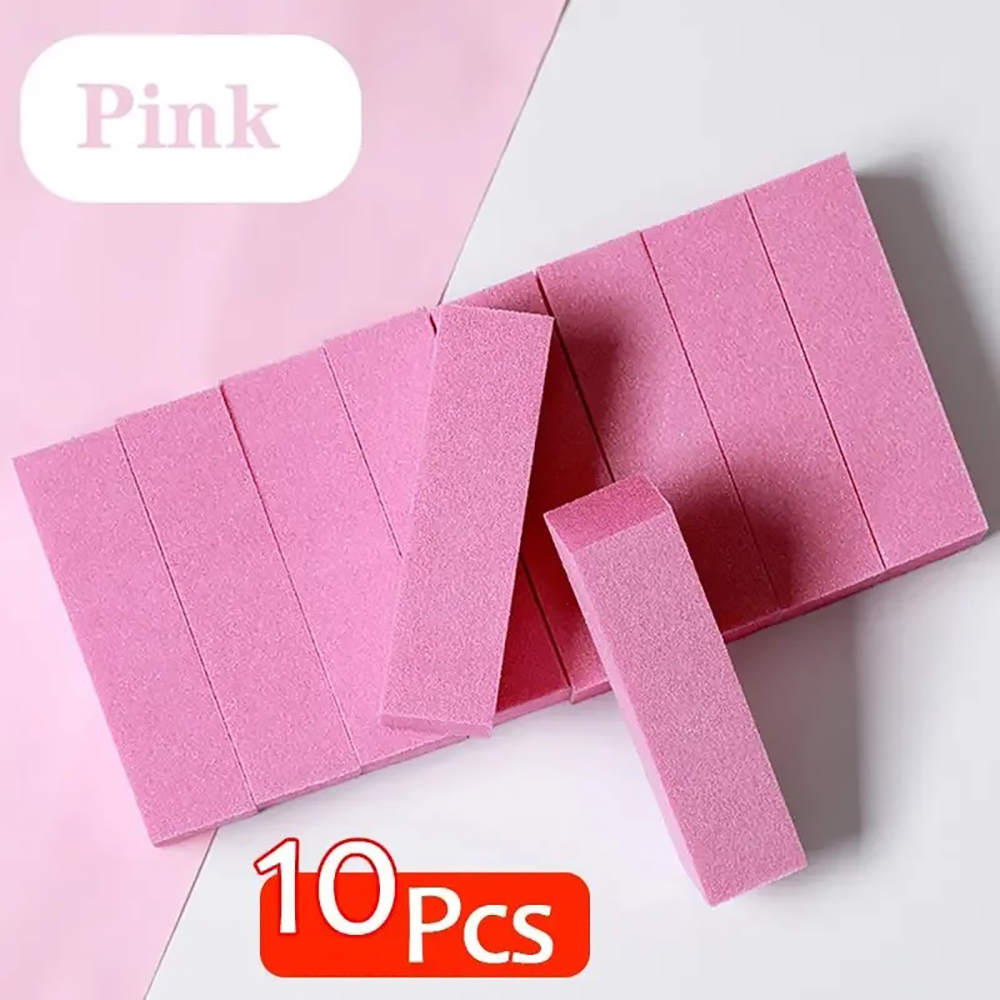Nail File Titanium - 10개입 스펀지 버퍼 블록 세트 네일