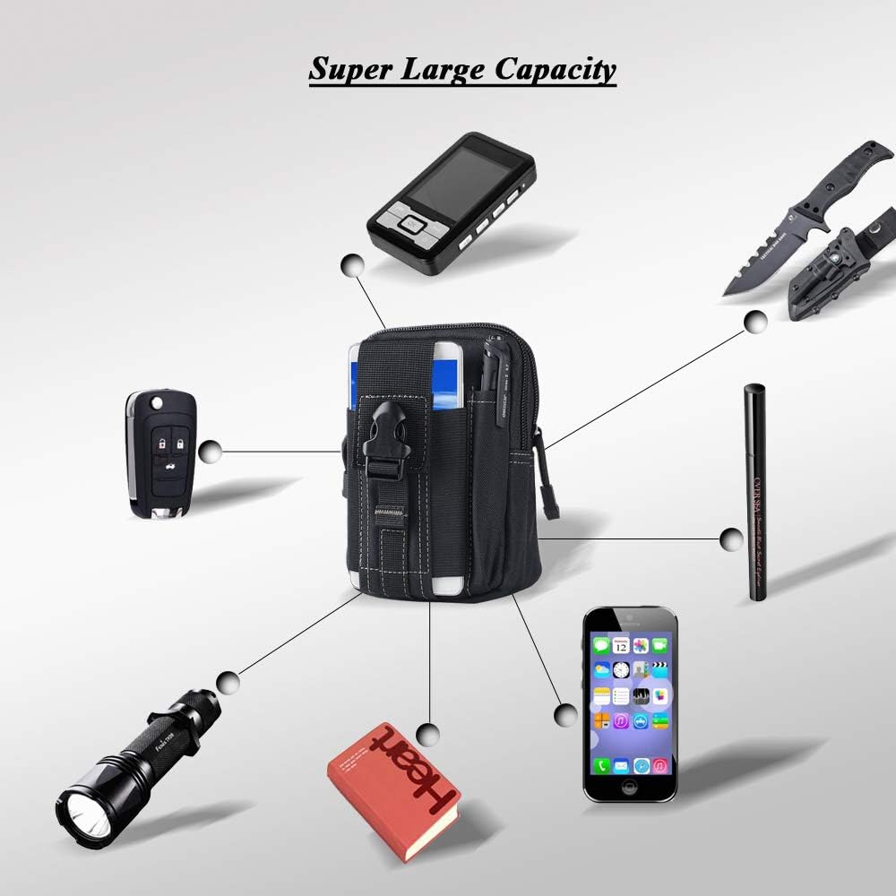 전술 몰리 벨트 파우치 군용 허리 가방 EDC 도구 주 - Edc Everyday Carry 리뷰 및 가격