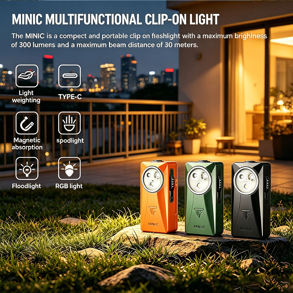 Trustfire MINIC 800 루멘 EDC 손전등 - Edc Carry Flashlight 리뷰 및 가격