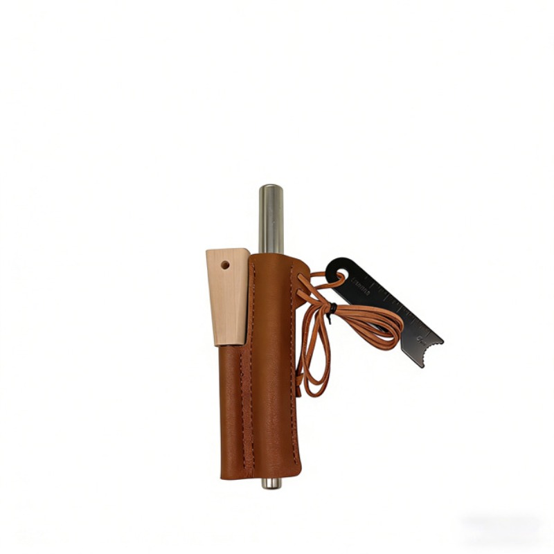가죽 커버 야외 생존 화염 점화기 다기능 페로세륨 막대 - Ferro Rod Striker 리뷰 및 가격
