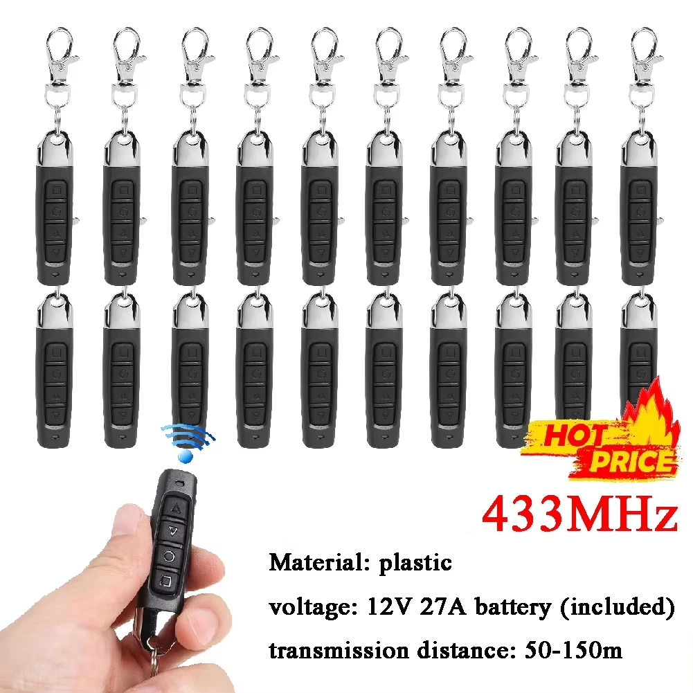 433MHz 4버튼 원격 제어 복사기 1/50PCS 자 - Bottle Opener Keyring 리뷰 및 가격