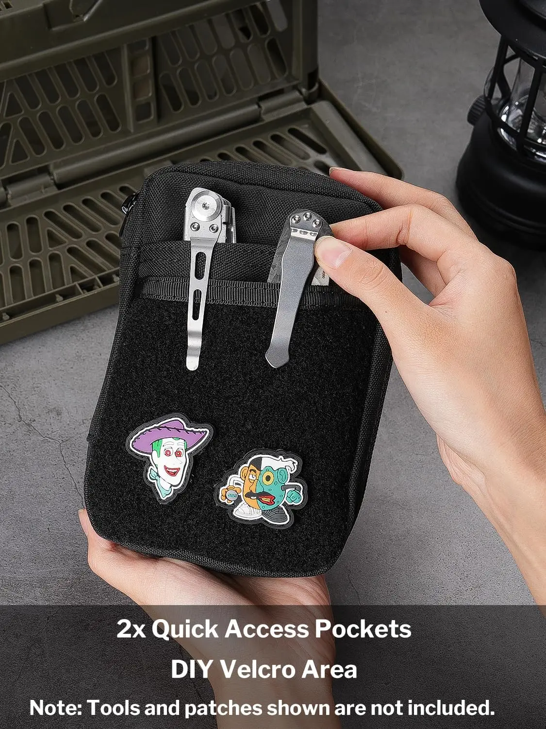 VIPERADE VE32 EDC 파우치, 패치 공간이  - Edc Able Carry 리뷰 및 가격