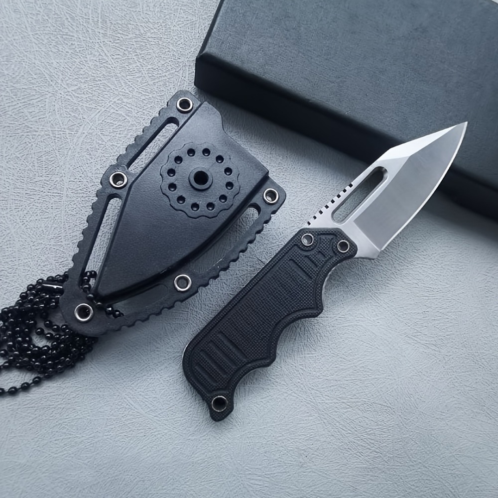 EDC 일상용 고정날 나이프 블랙 핸들 목걸이 나이프, - Edc Carry Fixed Blade 리뷰 및 가격