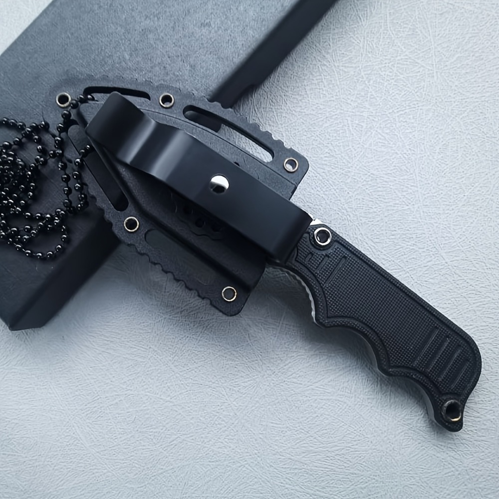 EDC 일상용 고정날 나이프 블랙 핸들 목걸이 나이프, - Edc Carry Fixed Blade 리뷰 및 가격